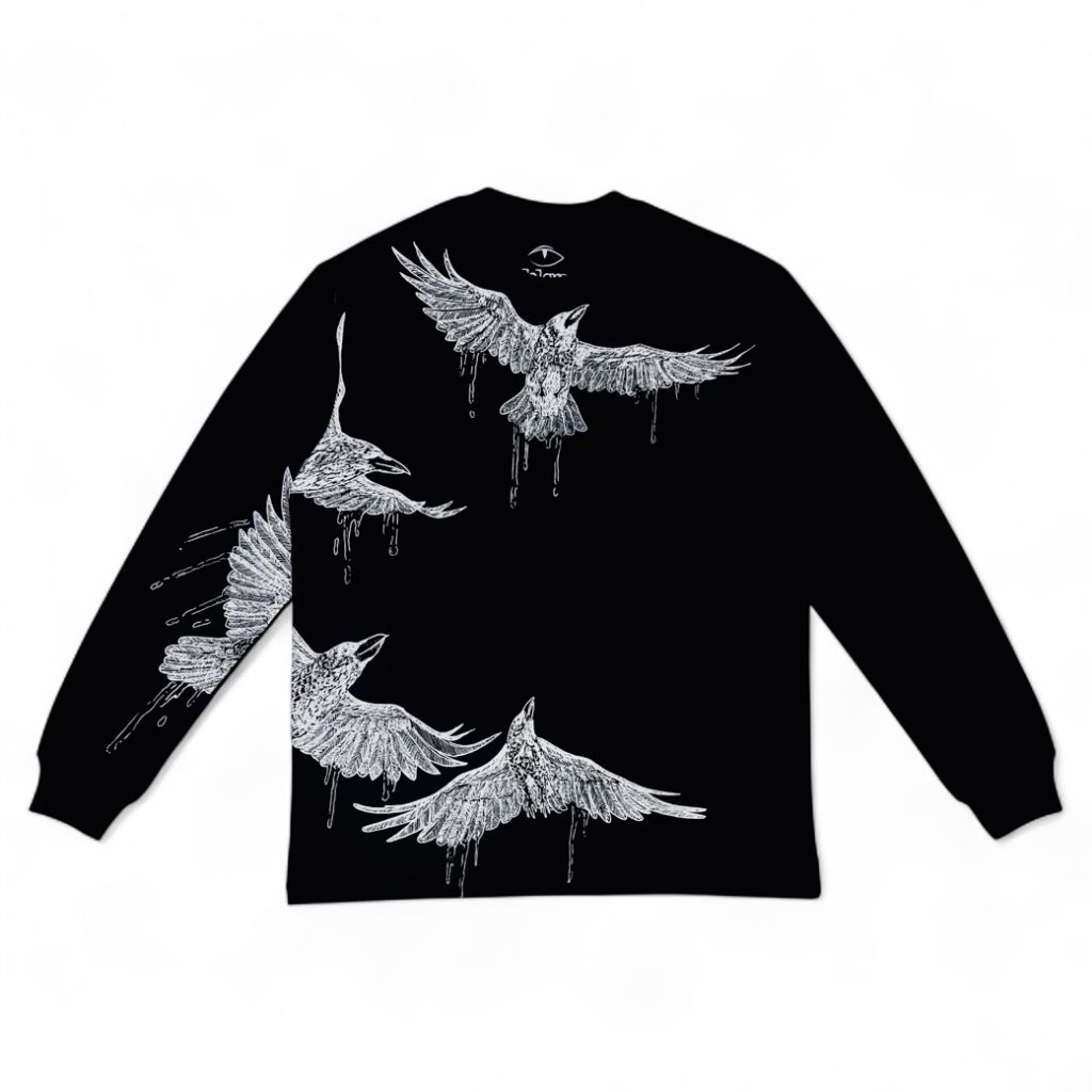 Sclera: เสื้อยืดแขนยาว Merciless of Hell