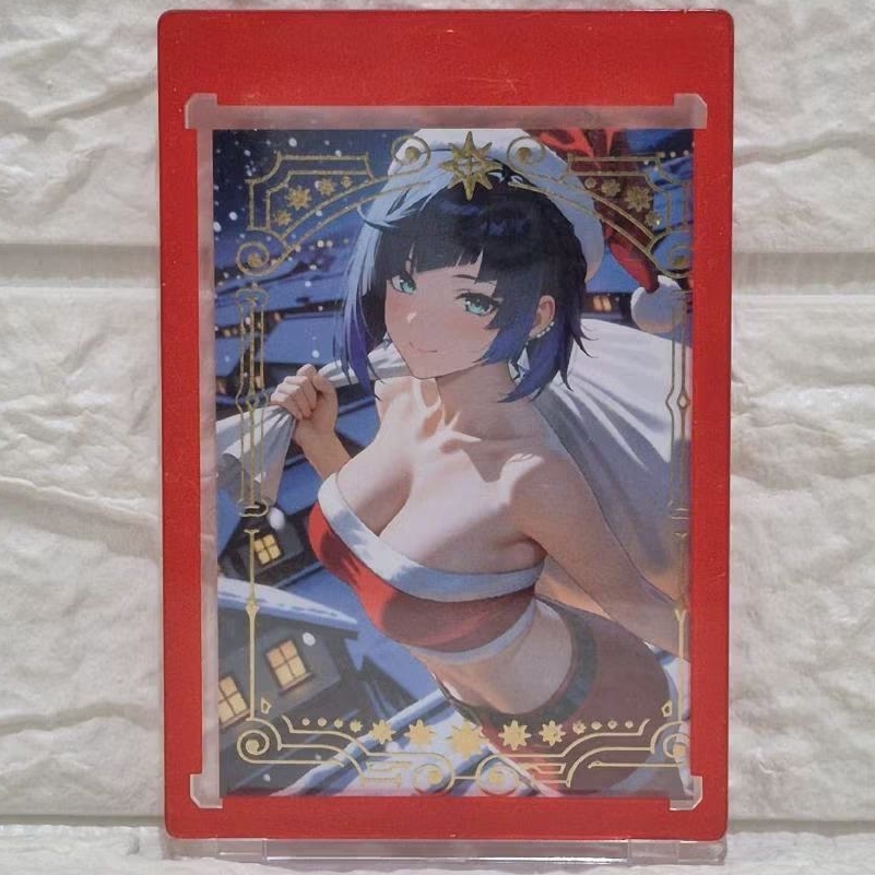 Genshin Impact Yelan Christmas Magnetic Case การ์ด CCG