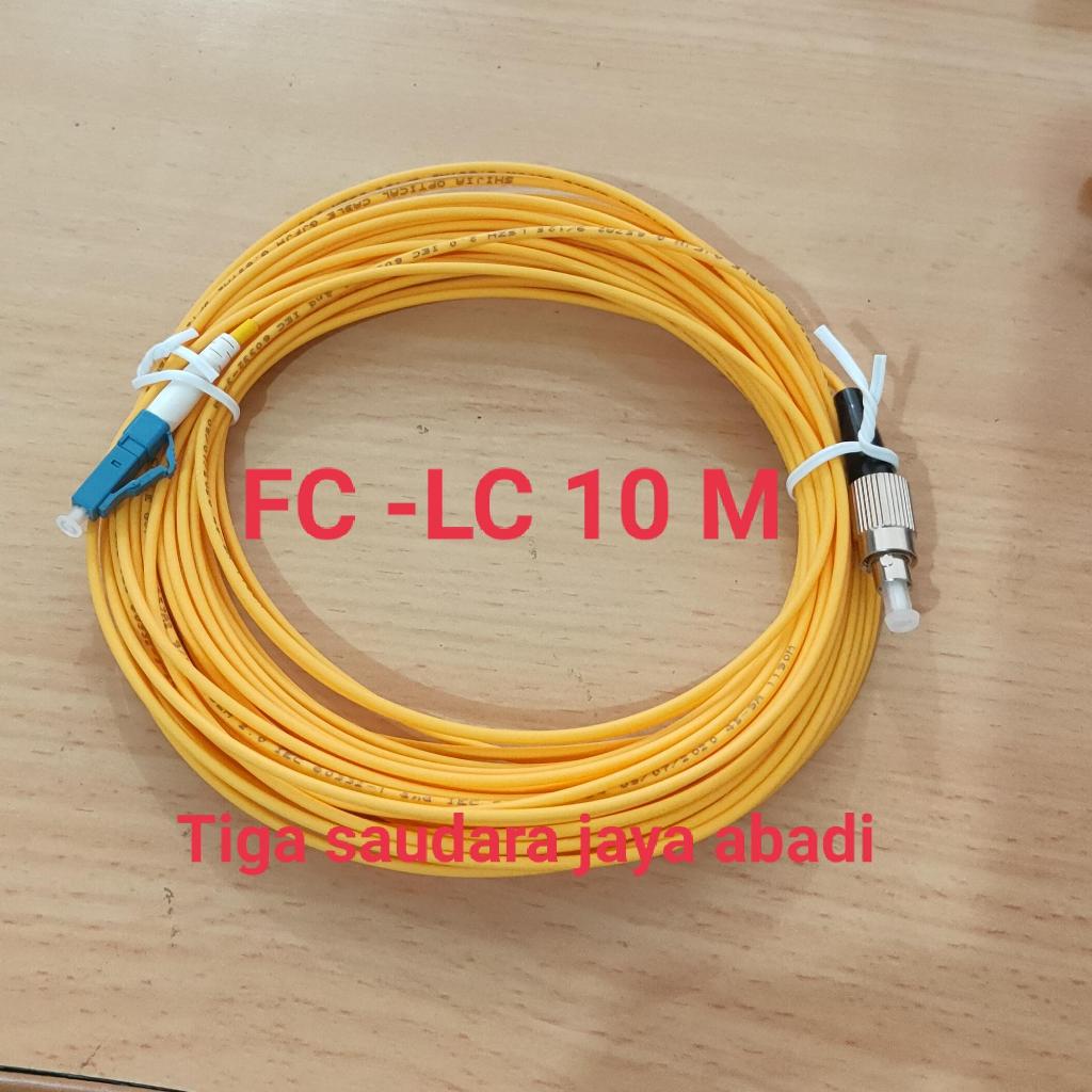 LC - FC CABLE PATCH CORD Single Mode Simplex 10m fc-lc