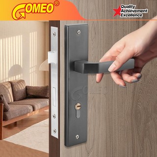 Kunci Pintu Set Tanggung Besar Titanium GOMEO | Handle Minimalis Kantor Rumah Kamar