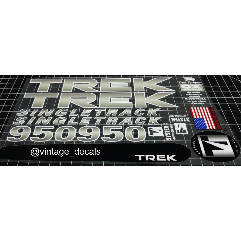 สติ๊กเกอร์ทดแทน TREK 950 singletrack