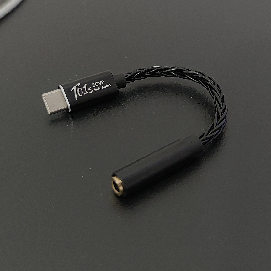 BGVP T01s อะแดปเตอร์ USB DAC AMP Type-C ถึง 3.5