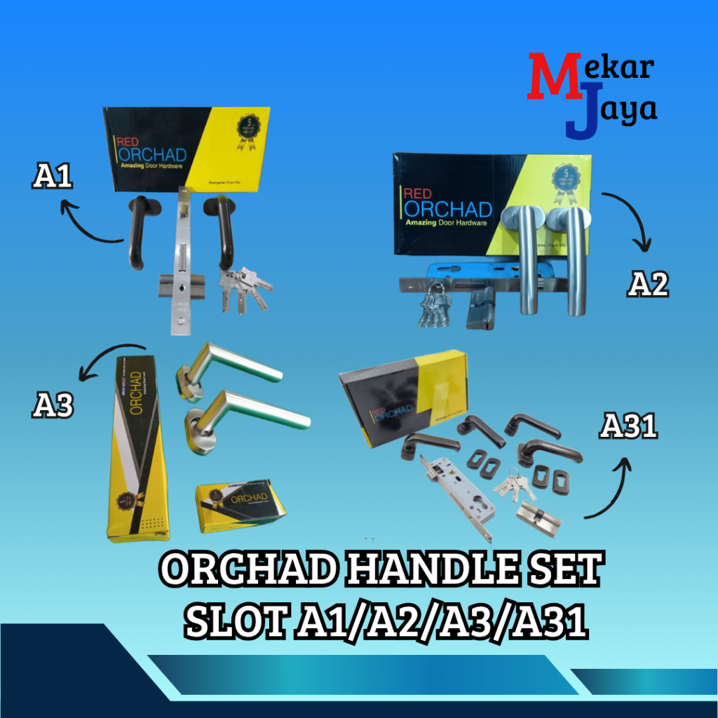 ORCHAD HANDLE KEY SET SLOT A1/A2/A3/A31