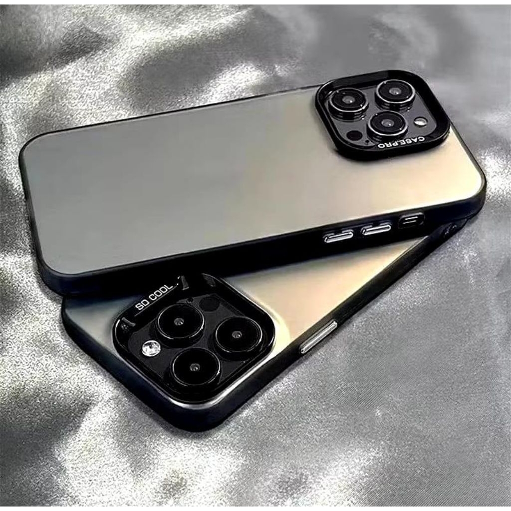 CASE HYBRID IMD FULL BLACK SILVER SAMSUNG A06 M06 F06 A05 M05 F05 A7 2018 J7 2016 A6 J8 A6 PLUS M10 