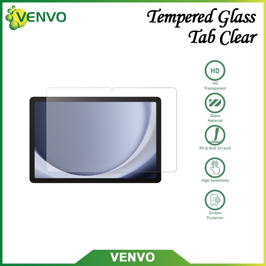VENVO - TAB กระจกนิรภัยใส Samsung Tab A 8.0 S ปากกา 2019 AS ปากกา 10.1 P585 10.1 P585 A7 2020 T505 T