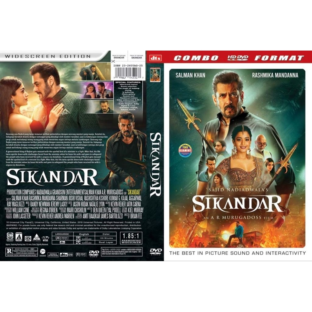 ดีวีดีรุ่นล่าสุด sikandar 2025