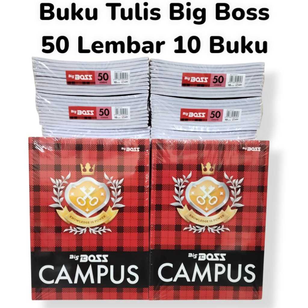 AS888 - สมุดโน้ต Campus Big Boss 36 แผ่น มี 10 เล่ม