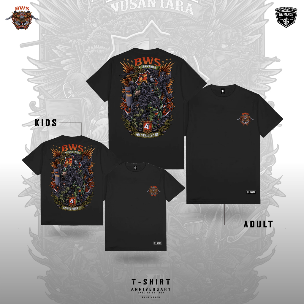 เสื้อยืด BWS NUSANTARA 4TH ANNIVERSARY THS-BWS-39