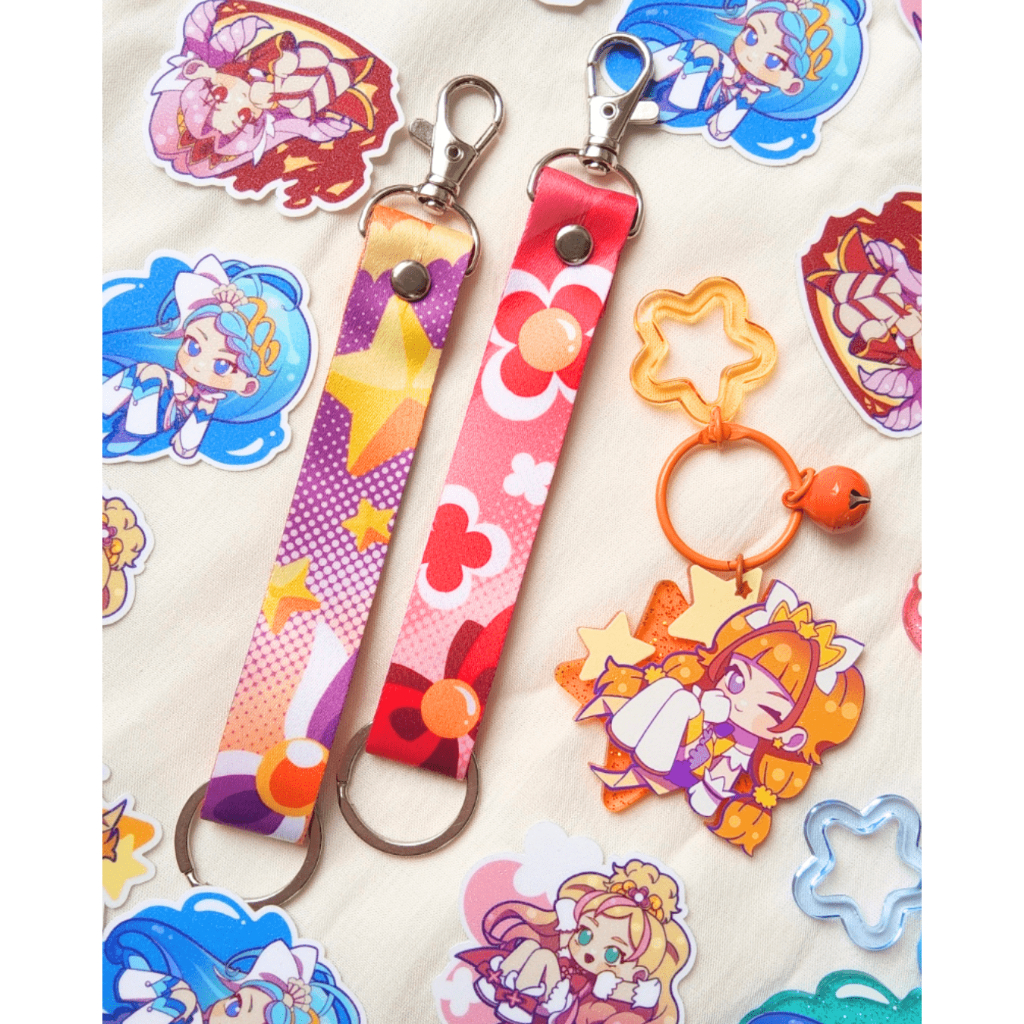 ไป! สติ๊กเกอร์ Princess Precure และ Mini Landyard