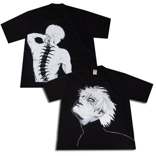 VONSEEY KANEKI KEN TOKYO GHOUL BW ANIME MANGA KAOS OVERSIZE HITAM