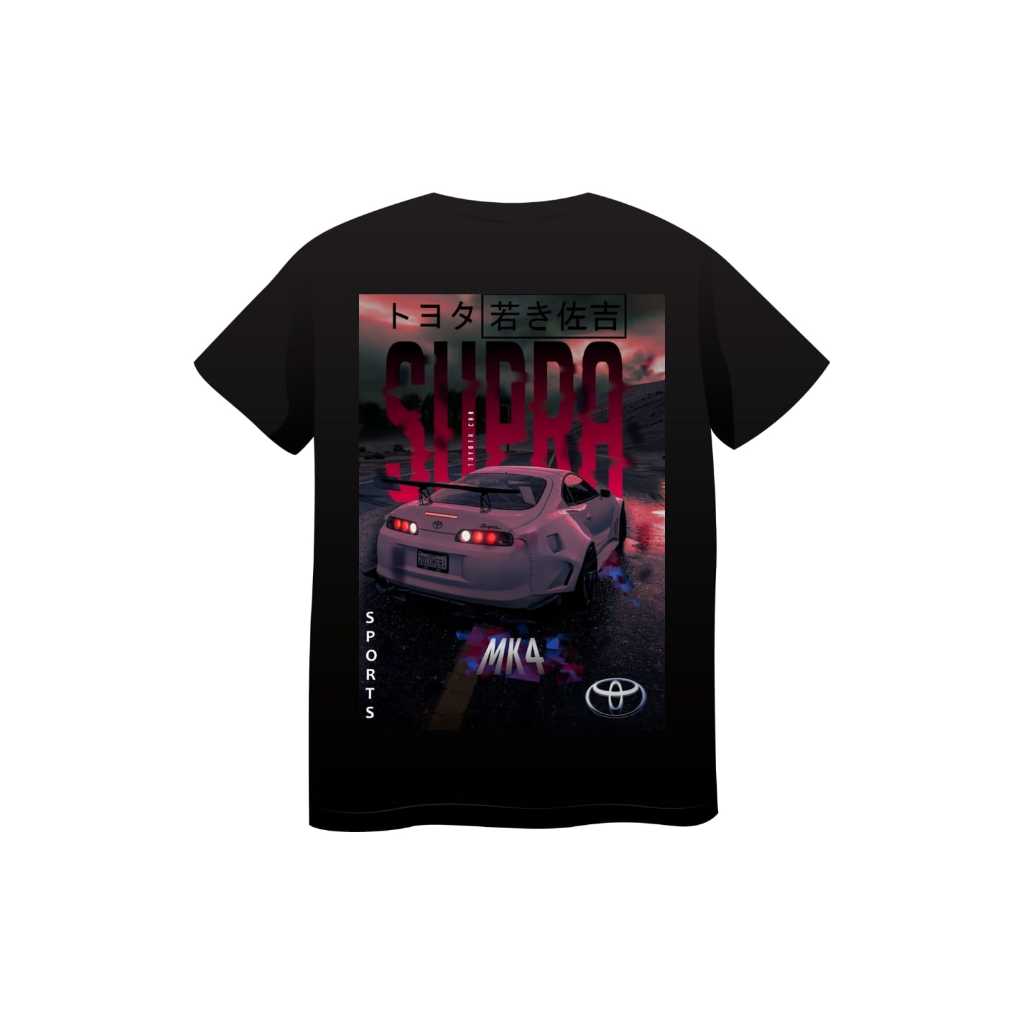เสื้อยืด Supra MK4 || เสื้อยืด Cotton Combed 24s