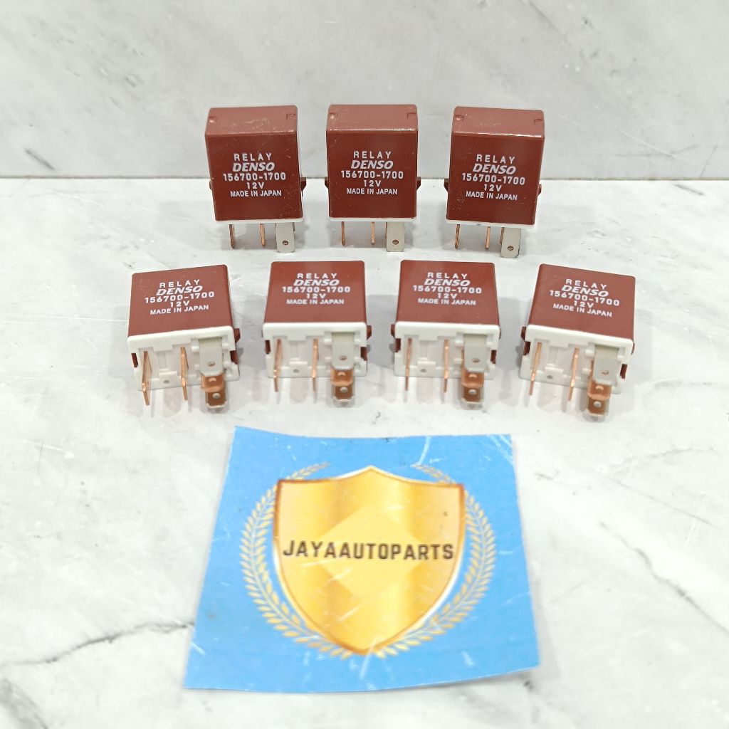 Denso Power Relay 5 ขา สีน้ําตาล 12Volt Brown 156700-1700