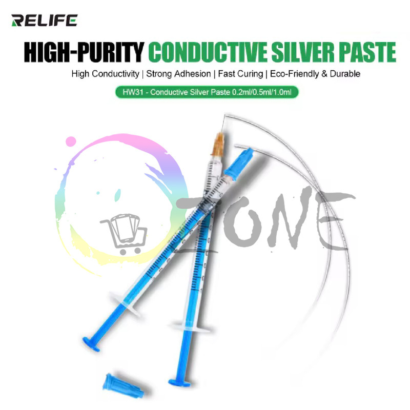 HIGH-PURITY CONDUCTIVE SILVER PASTE - SILVER CONDUCTIVE PASTA RELIFE HW31