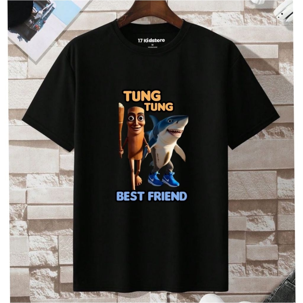 เสื้อยืดเด็กชายและเด็กหญิง ANOMALI TUNG SAHUR ตั้งแต่อายุ 4-5-7-8-9-10-11 Years / Boys and Girls เสื