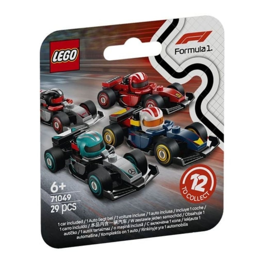 LEGO F1 Collectible Race Cars F1 lego minifigure redbull acade ferrari mclaren mercedes