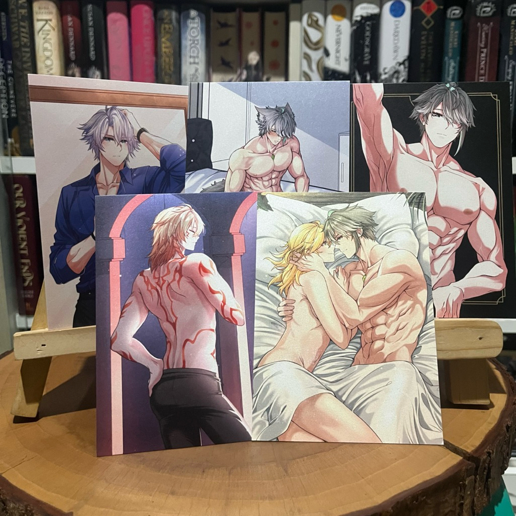 Fanmerch Honkai Star Rail HSR Genshin Impact Glitter Mydei Kainon Alhaitham Haikaveh Wolftam Artprin