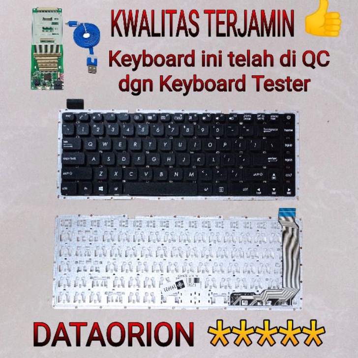 Asus X441 X441N X441M X441S X441BA X441NC X441SA X441SC X441UA X441UV X441UA A441S แป้นพิมพ์สีดําสีข