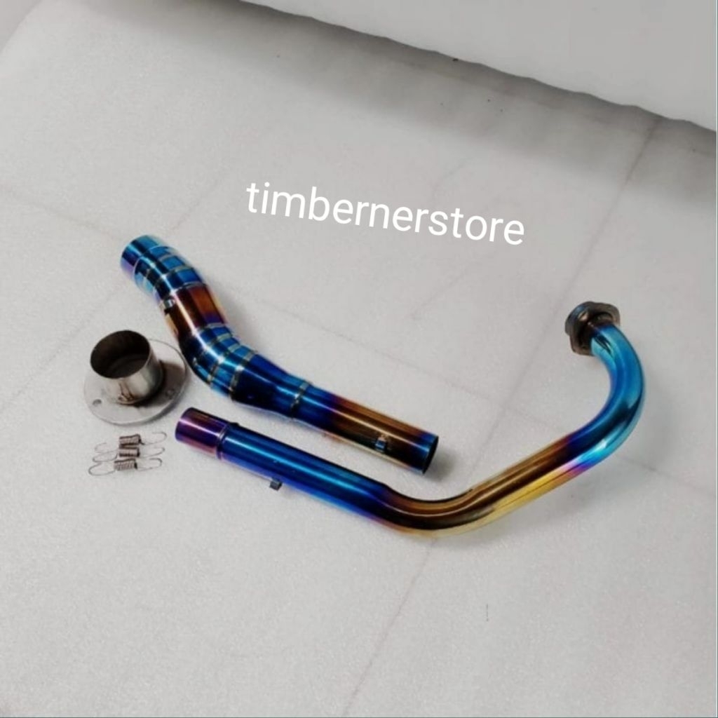 อะแดปเตอร์+ท่อสแตนเลส bluemond 51mm Fz 16 Fz 15 SZ 16, Tfx 150, raider 150crab/fi, Fz 150i เก่า/ใหม่