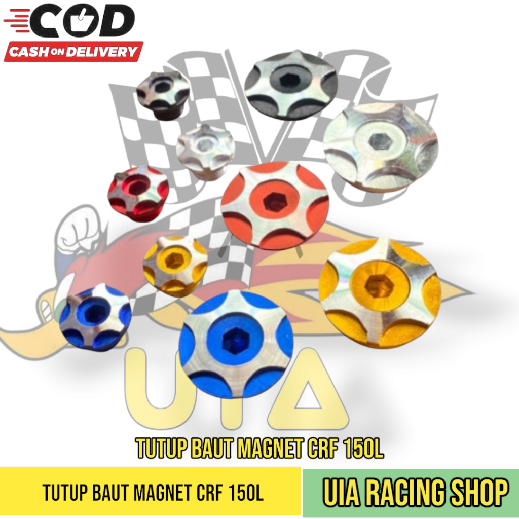 ฝาครอบสลักเกลียวแม่เหล็ก CRF 150L CB150R CBR150 ชุดเดียว TRG 5 สี Variants