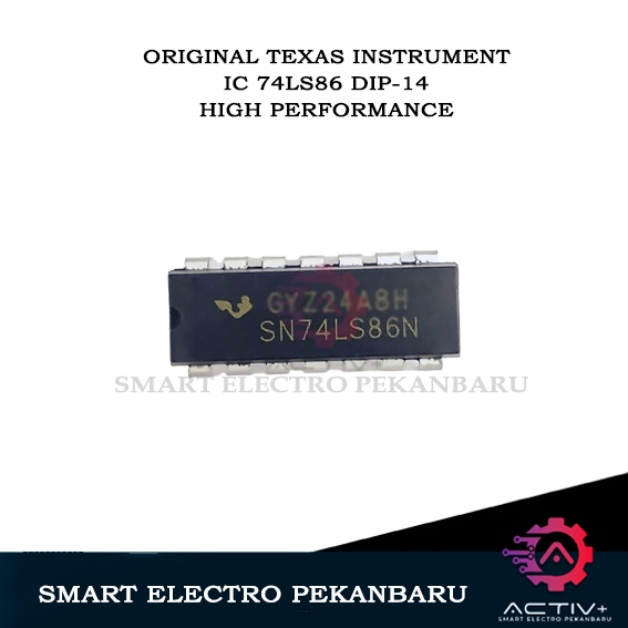 ต้นฉบับ IC 74LS86 DIP-14 TEXAS INSTRUMENT 7486 XOR LOGIC GATE 74LS 86 74 LS86 CD74LS86N 74HC86 SN74H