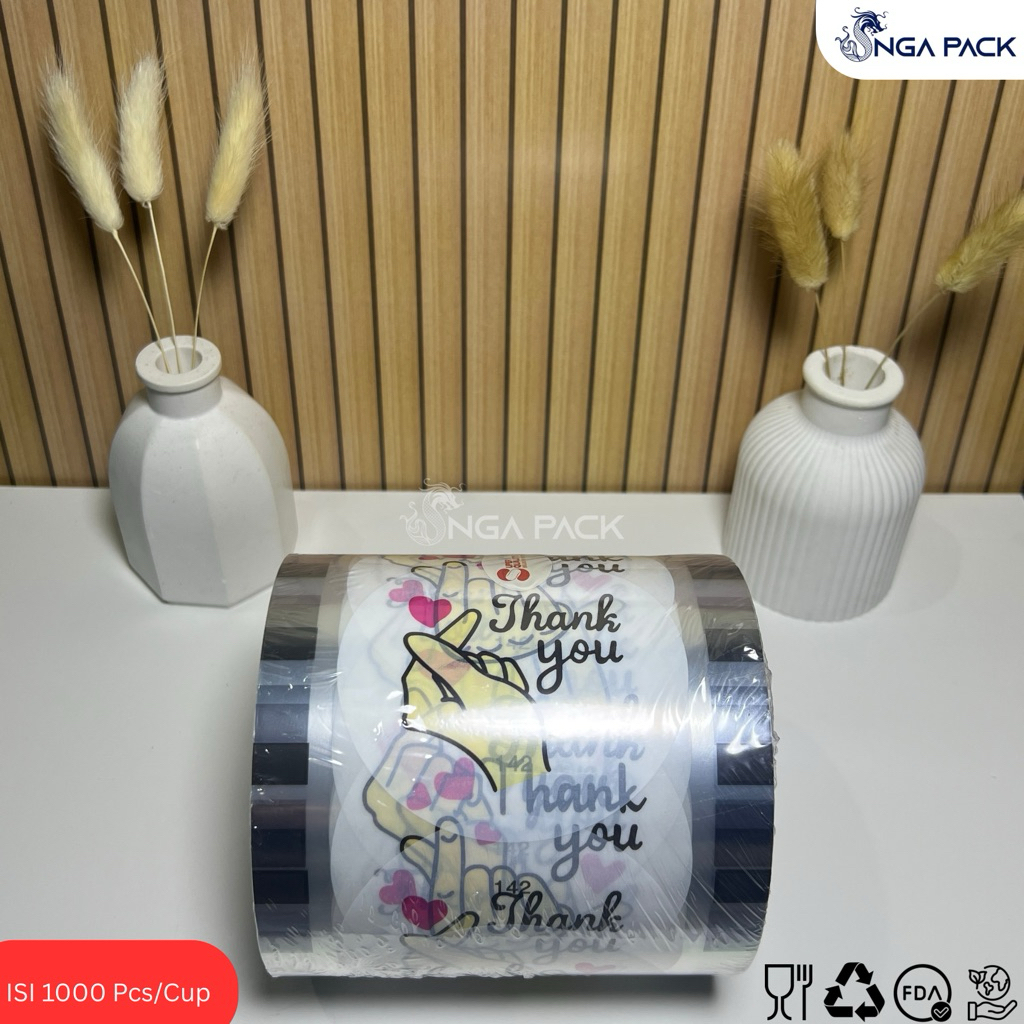 Thankyou motif Cup Sealer