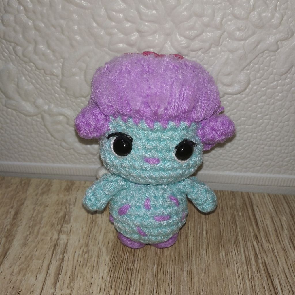 GANTUNGAN [8CM] พวงกุญแจถัก/Amigrumi/Crochet Bibble Barbie Mariposa