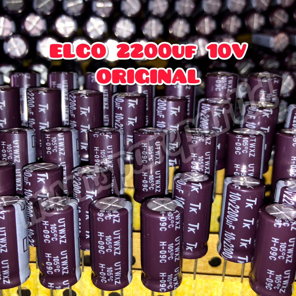 ELCO 2200uf 10V ต้นฉบับ