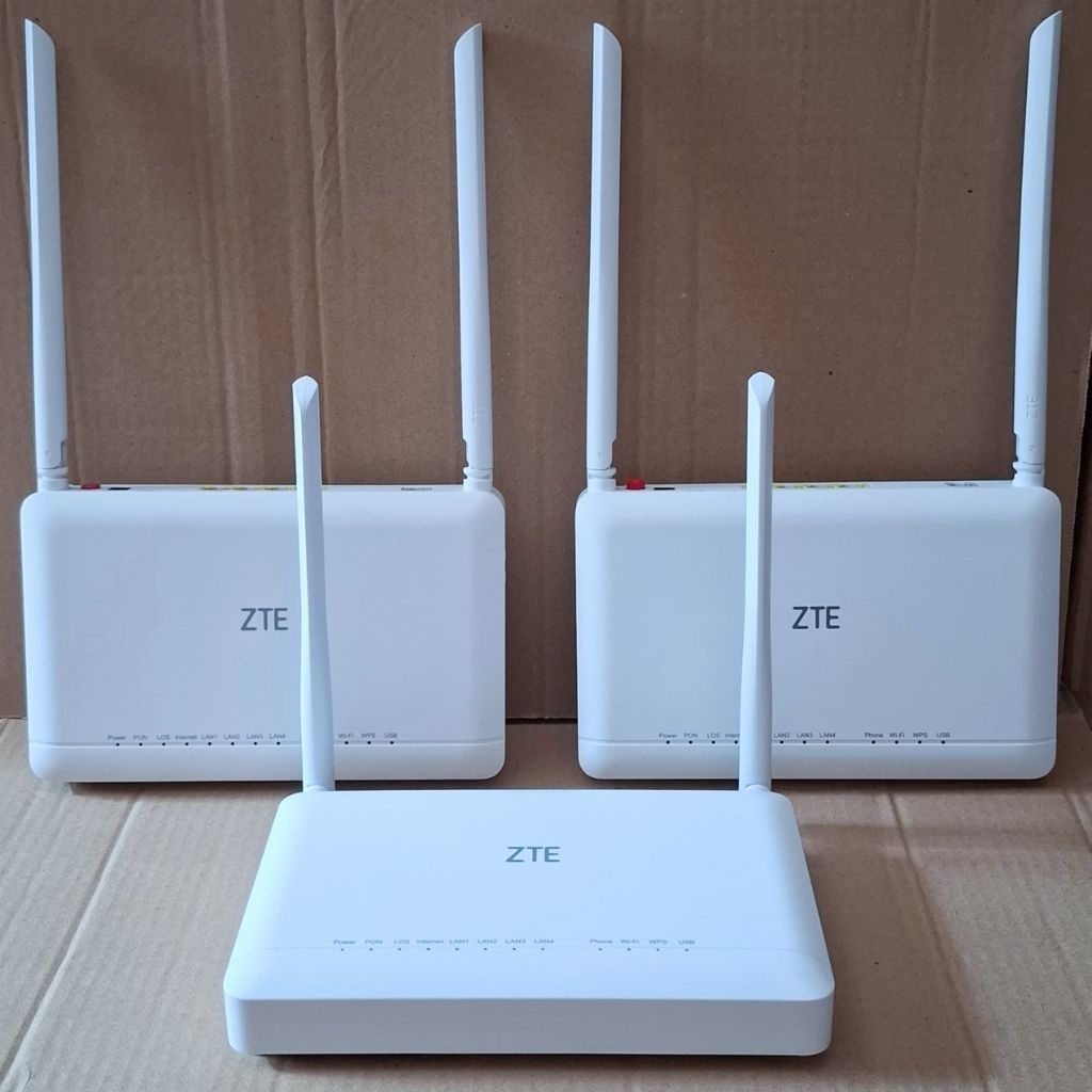 ONT ZTE F670L + ADAPTER