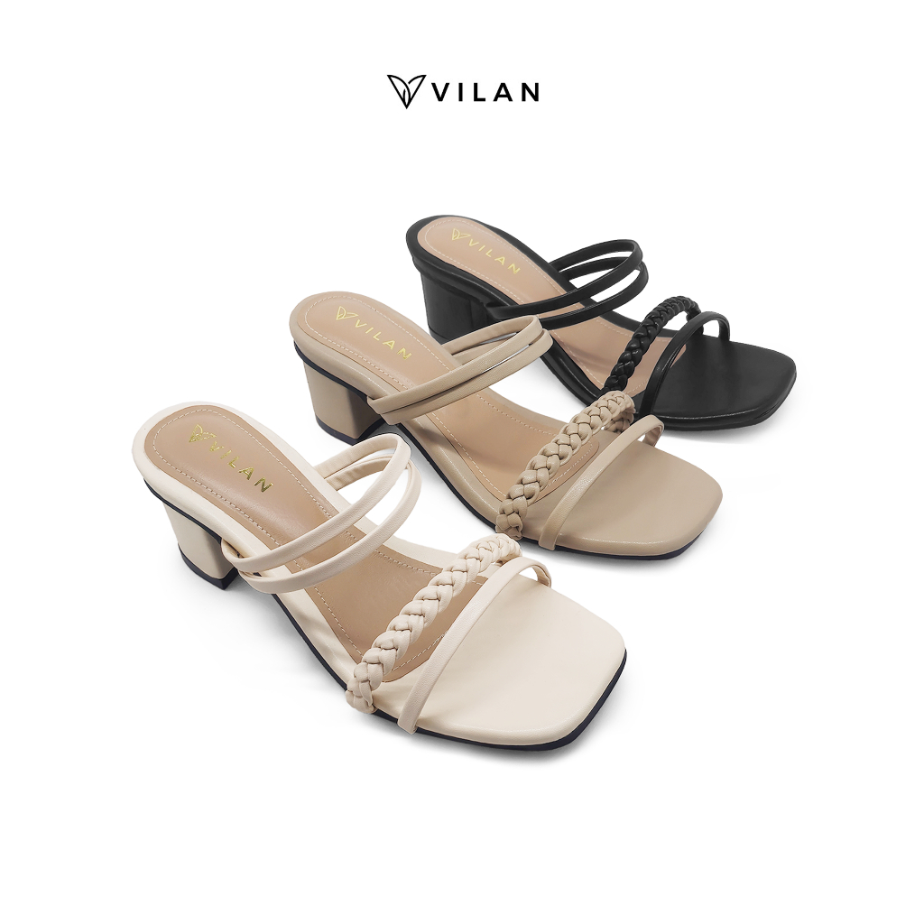 VILAN - รองเท้าแตะผู้หญิง KAREN HAK 5CM HEELS