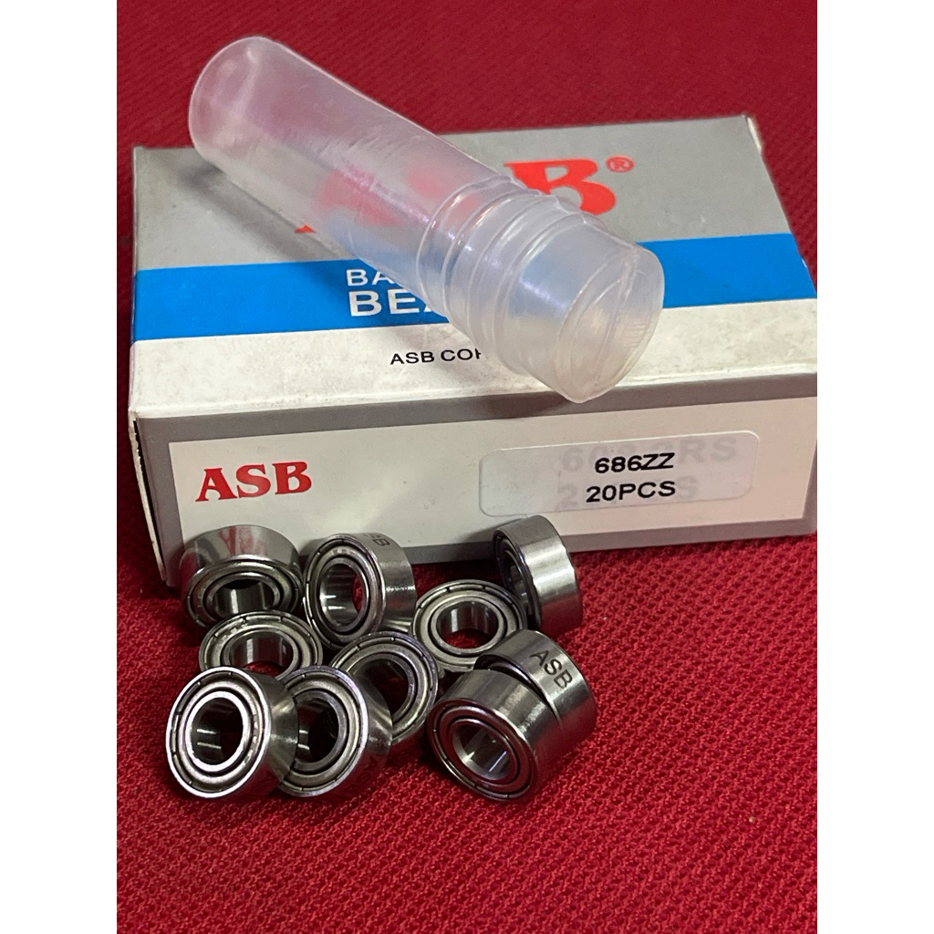 แบริ่ง 686 ZZ ASB ดั้งเดิม (ราคาต่อชิ้น)