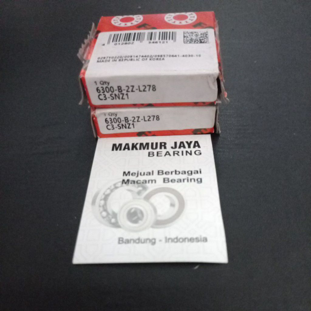 แบร์ริ่ง 6300 ZZ C3 FAG