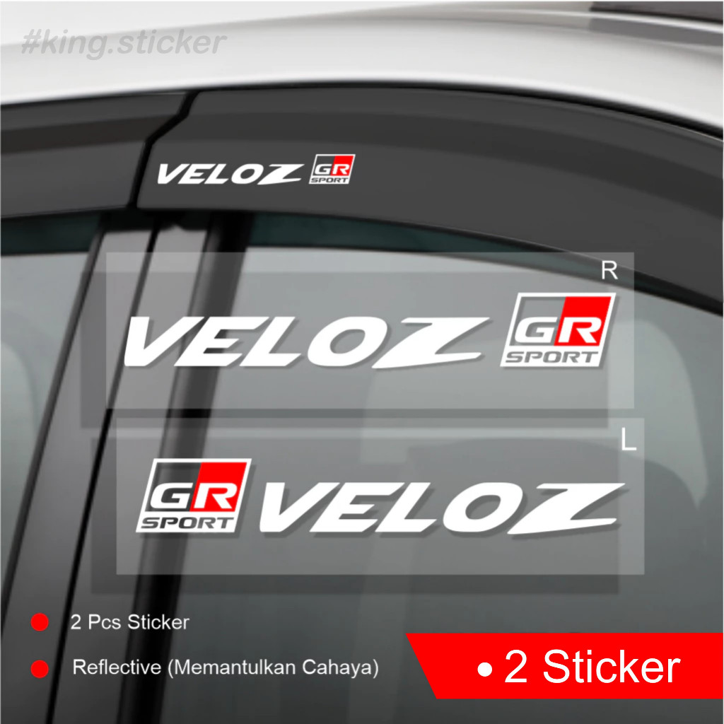 Veloz Gr Sport Gutter Variation Stickers 1 ชุด 2 สติ๊กเกอร์ / สติ๊กเกอร์ Veloz