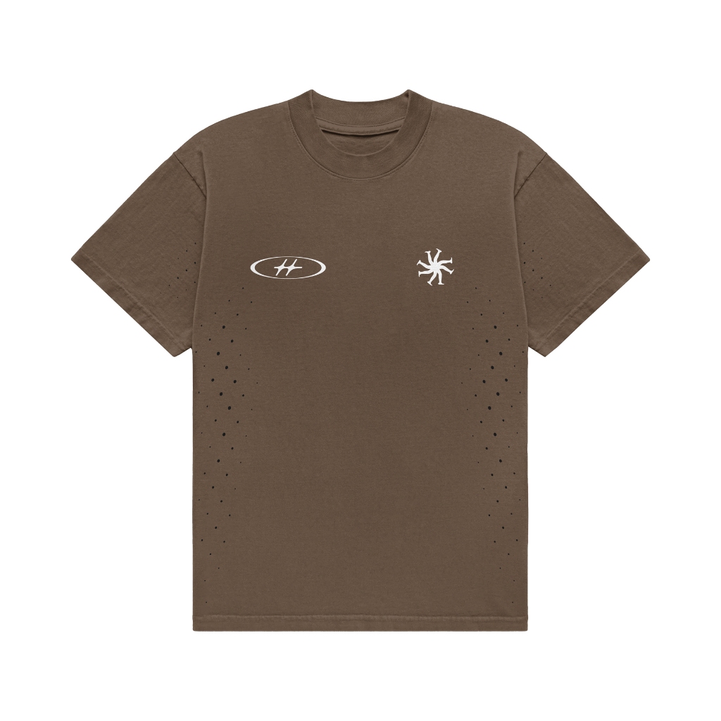 HLWN Running เสื้อยืดแขนสั้น Unisex สีน้ําตาล - Elixir