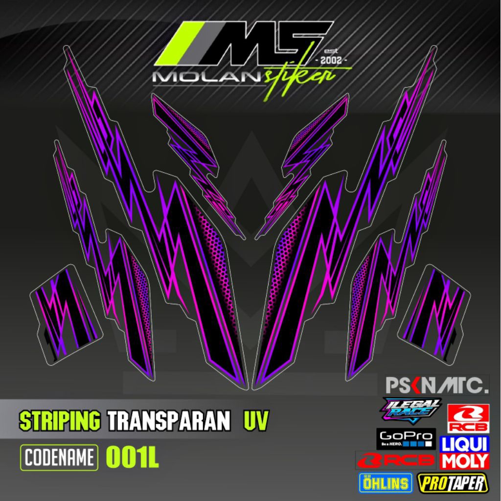 UNGU Decal สติกเกอร์ Striping Variation โปร่งใส Uv Uwinfly T3 Pro T3s Pro T5 Pro T85 T90 N9 Pro D75 