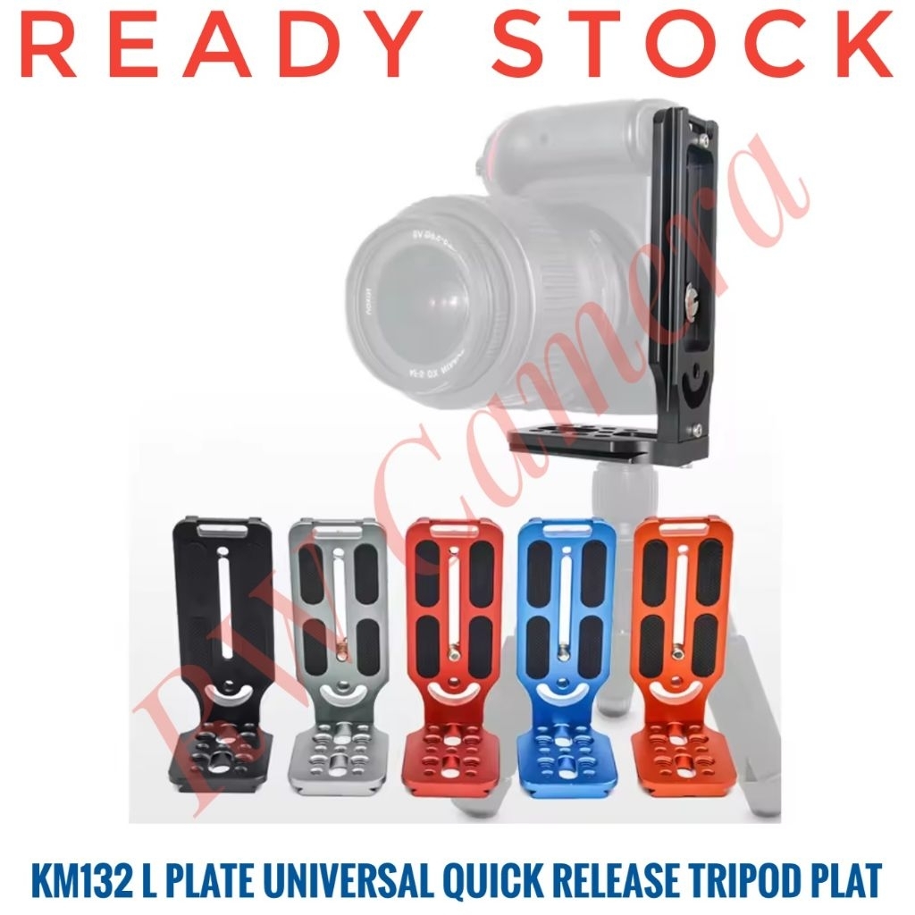 L Plate Grip ขาตั้งกล้อง Universal Quick Release Plate Canon Nikon Sony Fuji Grib Mirrorless DSLR L 