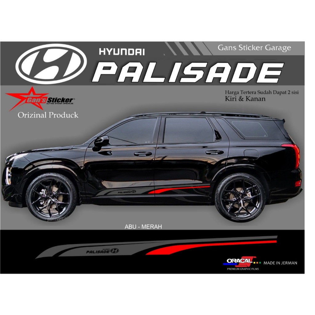 Hyundai Palisade Sticker Hyundai Palisade สติ๊กเกอร์ติดรถ Variation