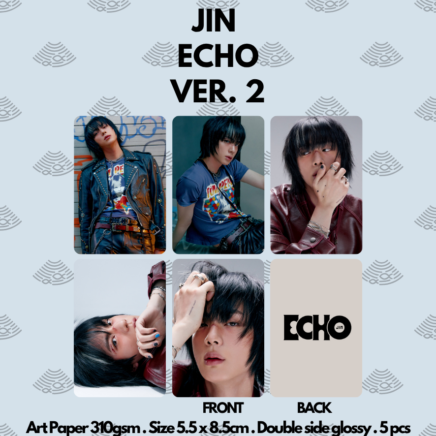 [KUKIRA] JIN ECHO Photocard