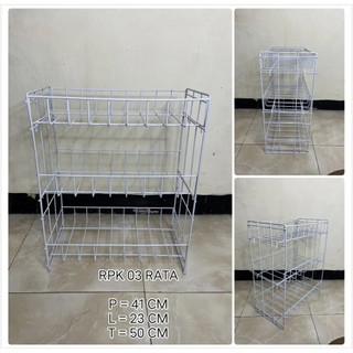 RPK 03 RATA PUTIH/RAK PIRING SERBAGUNA SUSUN 3