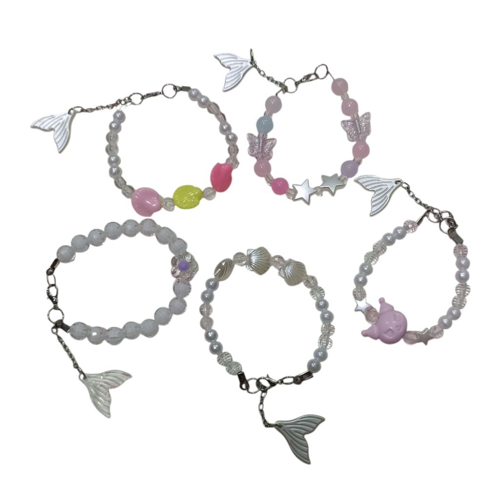 (12ชิ้น) เงือกน่ารัก/เกอร์ENG BRACELET