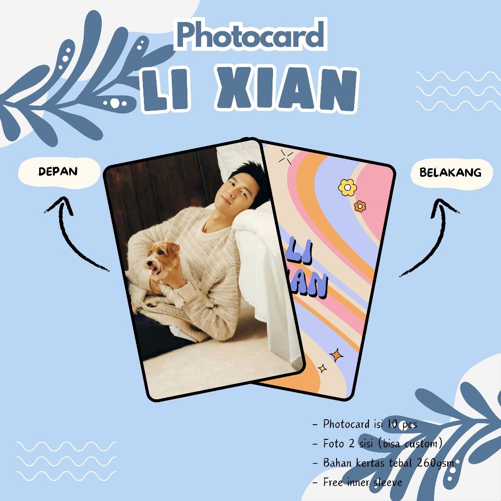 (10 ชิ้น) โฟโต้การ์ด LI XIAN