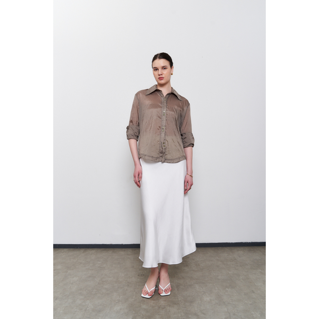 เสื้อ PAFON Selens - มะกอก