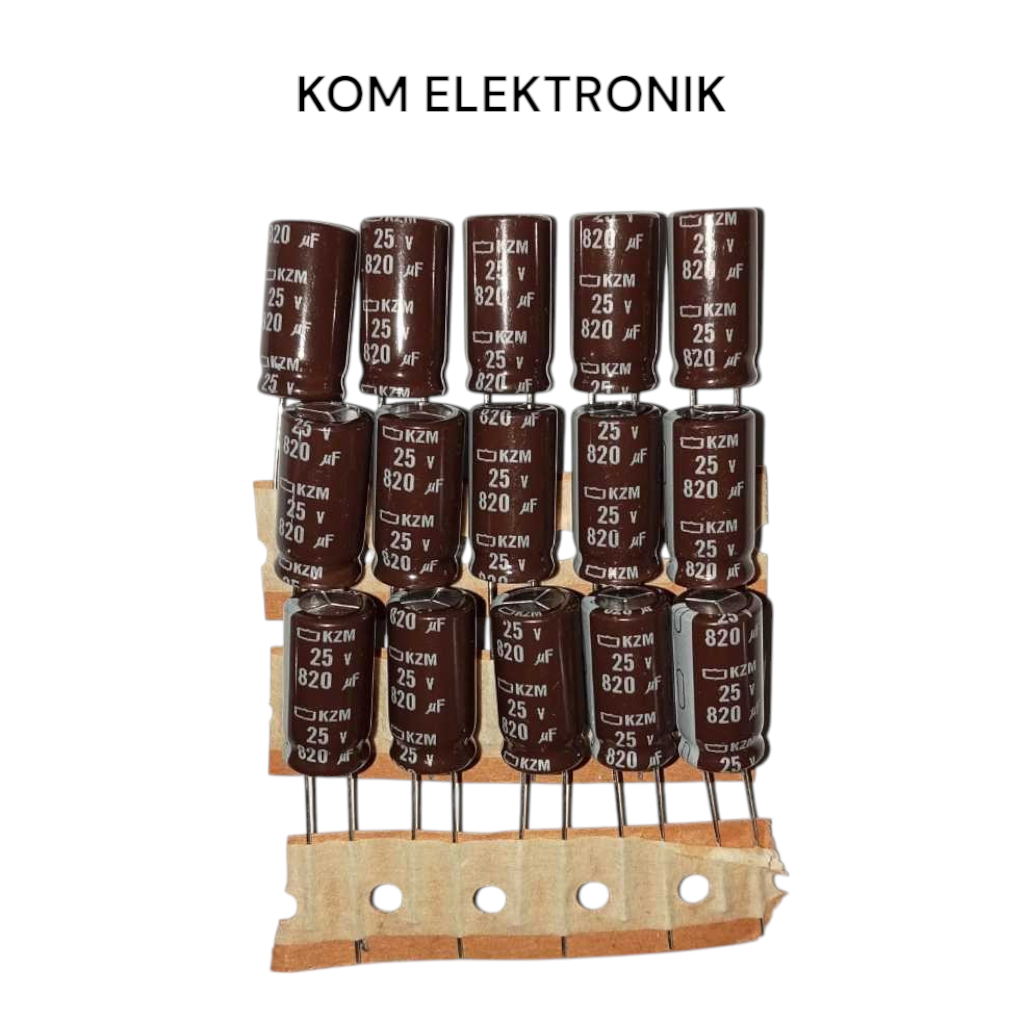 20 ชิ้น Elko 25v 820uf Elco 25v 820uf Renteng Original