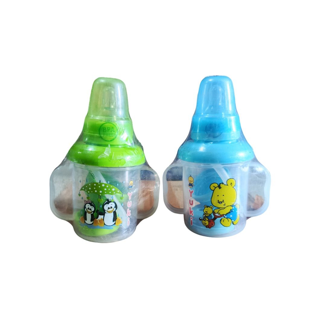 YUKI-Baby Training Cup 180 ml 3in1 ถ้วยดื่ม/หลอด/สเปราท์
