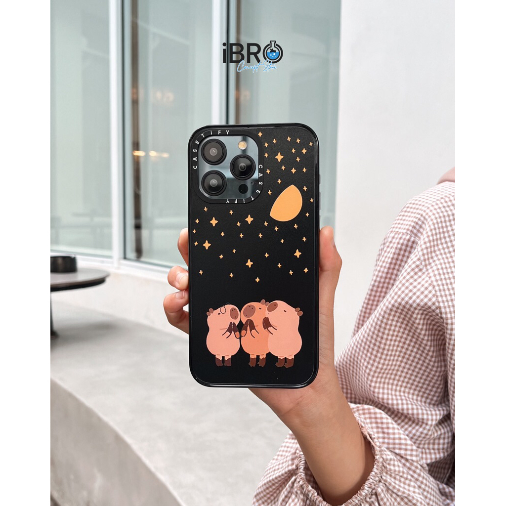 Casetify Triple Cappybara | Capybara Premium Casetify | Casetify Capybara Iphone 11 13 15 Pro Promax