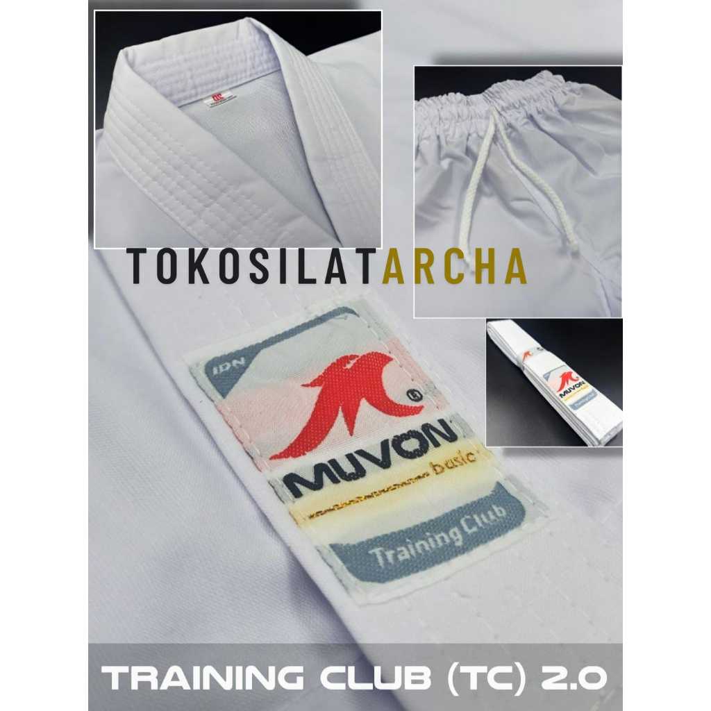 Original Muvon Basic Club Karate Training Shirt / Muvon Basic Karate Uniform - Beginners
