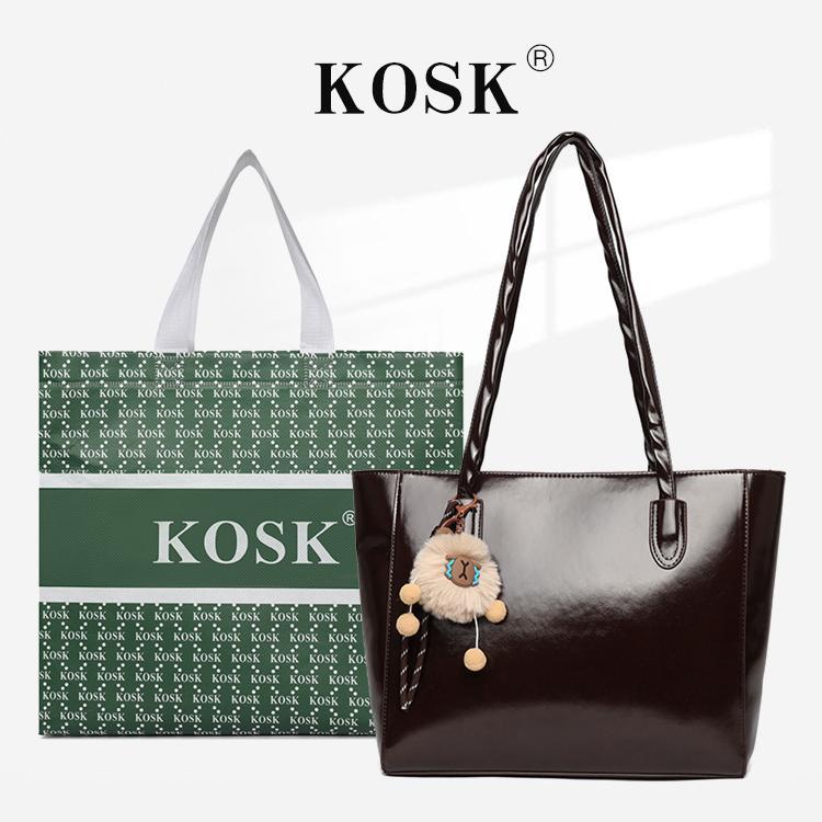 KOSK Womens Bag Fashion Tote Bag Elegant - 1061