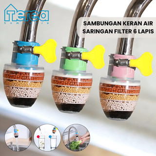 TEREA Sambungan Kran Air Saringan Filter 6 Lapis