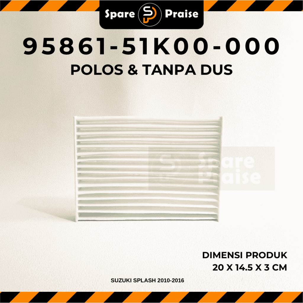 Suzuki Splash Cabin Ac Filter (95861-51K00-000) ธรรมดา