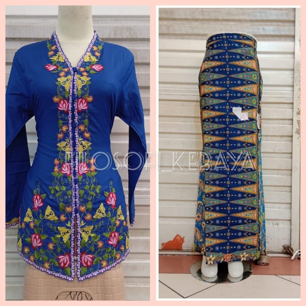 FK- ชุดปัก Encim Kebaya ใหม่ // Modern Jumbo Encim Kebaya Ld 120 // ผู้ใหญ่ Encim Kebaya 1 Set // ผู
