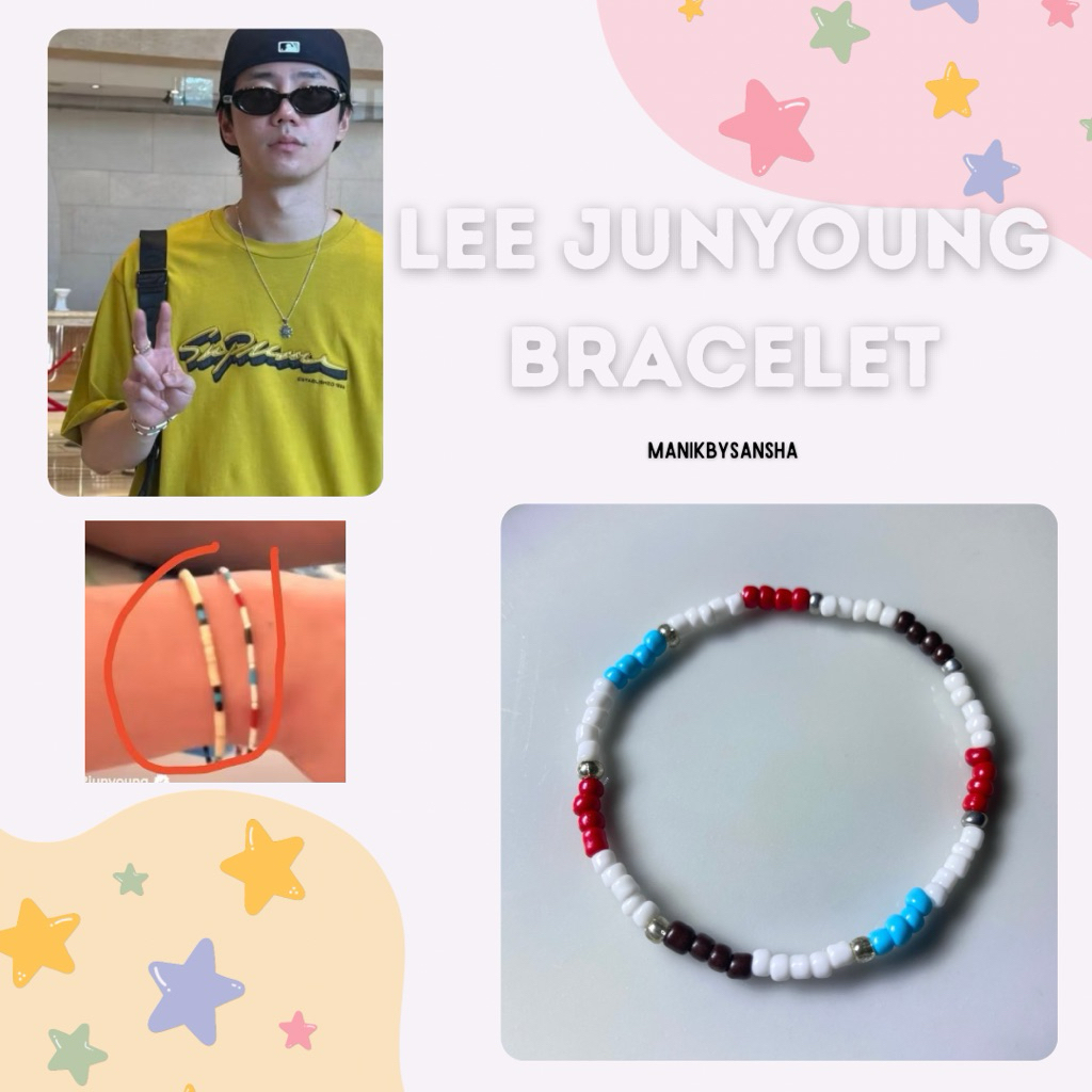 LEE JUNYOUNG KOREAN BEADED BEADS BRACELET